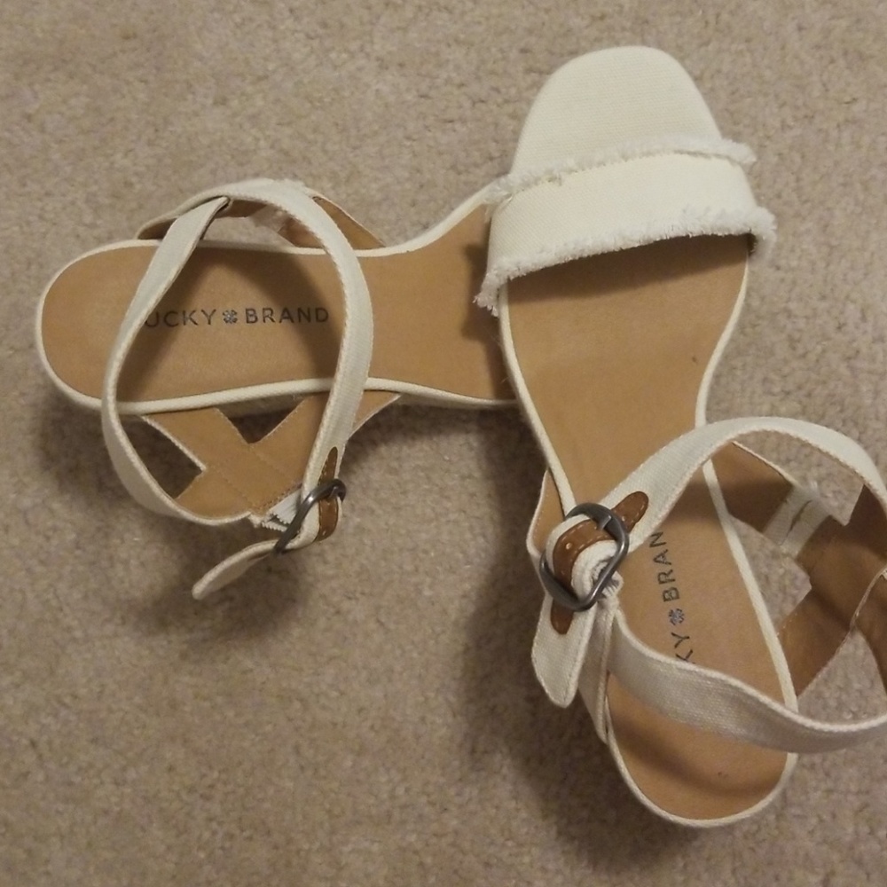 Lucky Brand Espadrille Wedge Sandal